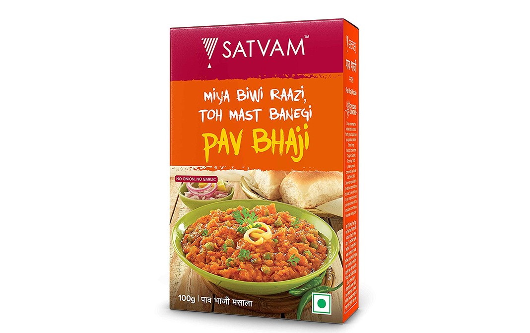 Satvam Pav Bhaji Masala    Box  100 grams